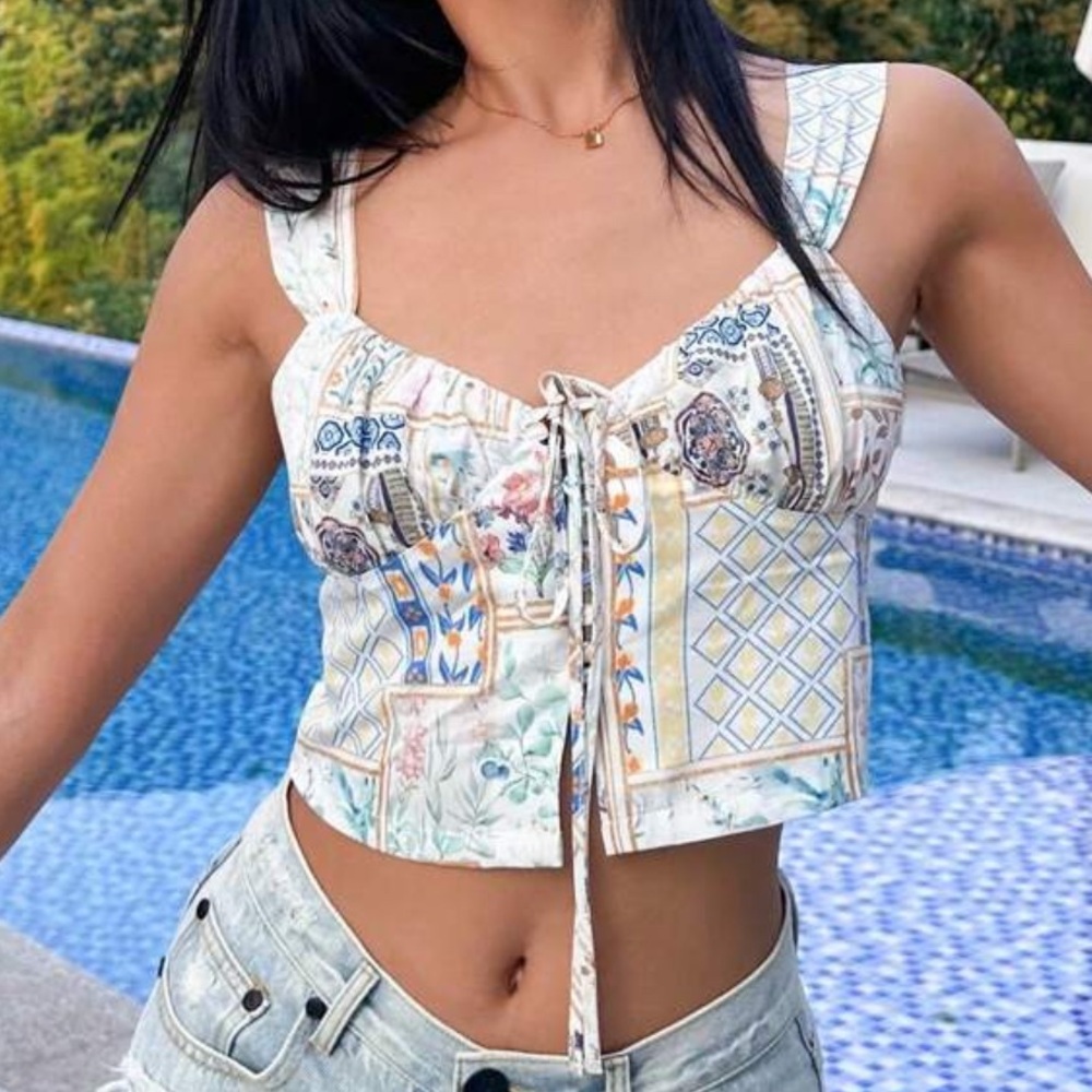 Cropped tank top